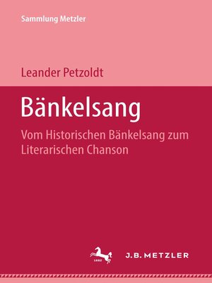 cover image of Bänkelsang